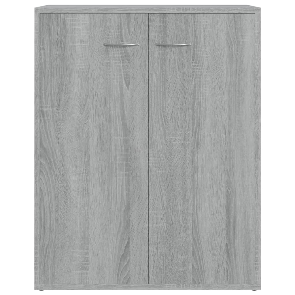 vidaXL Servantă, gri sonoma, 60x30x75 cm, lemn compozit vidaXL Servantă, gri sonoma, 60x30x75 cm, lemn compozit