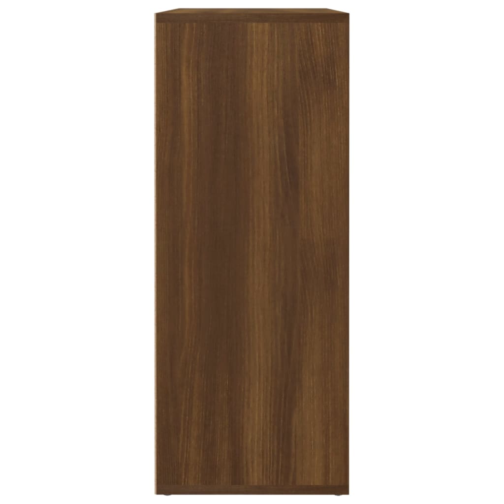 vidaXL Servantă, stejar maro, 60x30x75 cm, lemn compozit