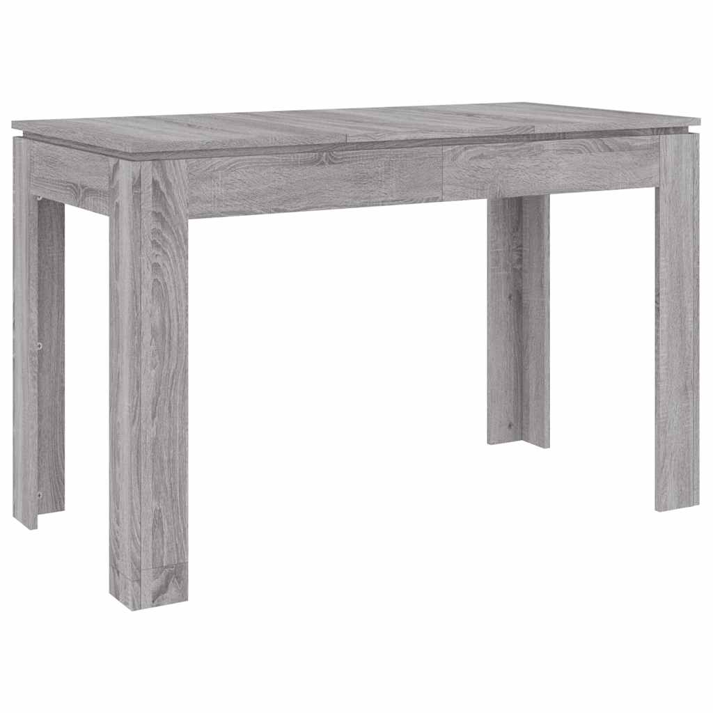 vidaXL Masă de bucătărie, sonoma gri, 120x60x76 cm, lemn prelucrat