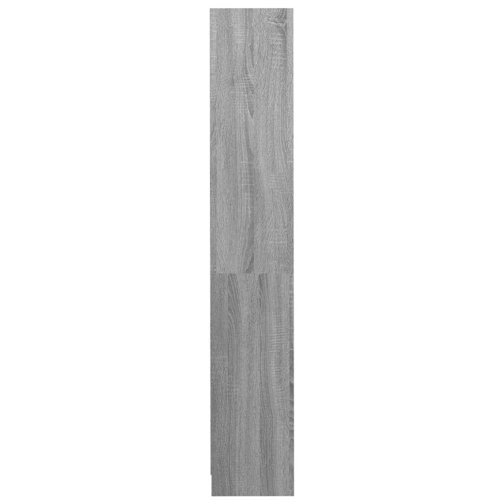 vidaXL Bibliotecă cu 4 niveluri gri sonoma 80x24x142 cm lemn compozit vidaXL Bibliotecă cu 4 niveluri gri sonoma 80x24x142 cm lemn compozit