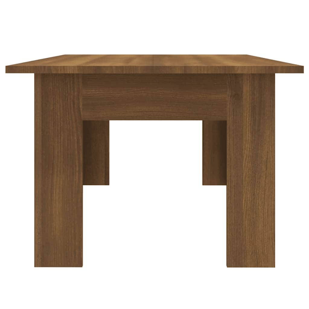 vidaXL Măsuță de cafea, stejar maro, 100x60x42 cm, lemn prelucrat vidaXL Măsuță de cafea, stejar maro, 100x60x42 cm, lemn prelucrat