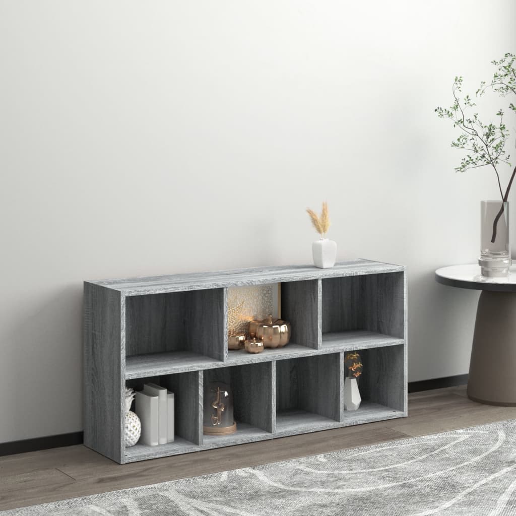 vidaXL Bibliotecă, gri sonoma, 50x25x106 cm vidaXL Bibliotecă, gri sonoma, 50x25x106 cm