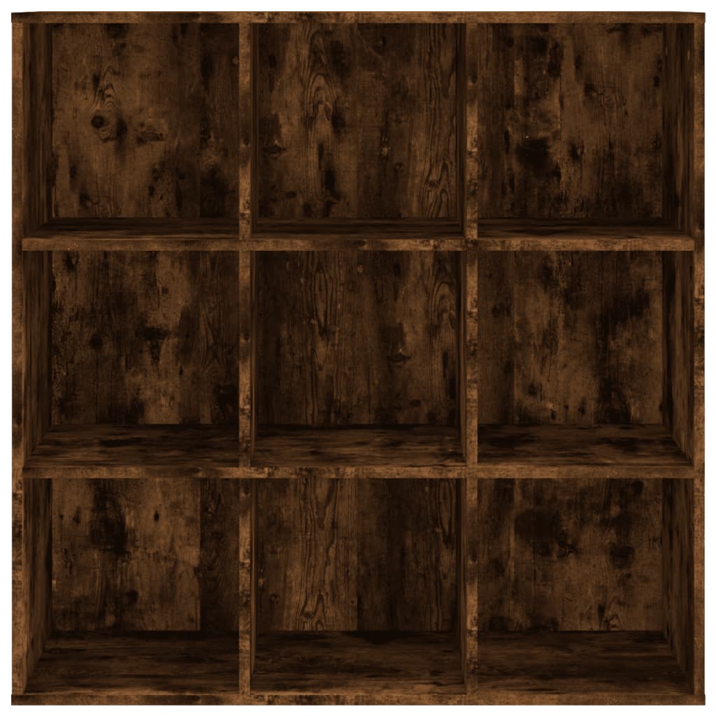 vidaXL Bibliotecă, stejar fumuriu, 98x29x97,5 cm