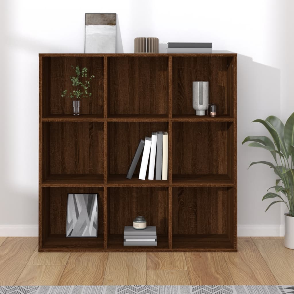 vidaXL Bibliotecă, gri sonoma, 98x29x97,5 cm vidaXL Bibliotecă, gri sonoma, 98x29x97,5 cm