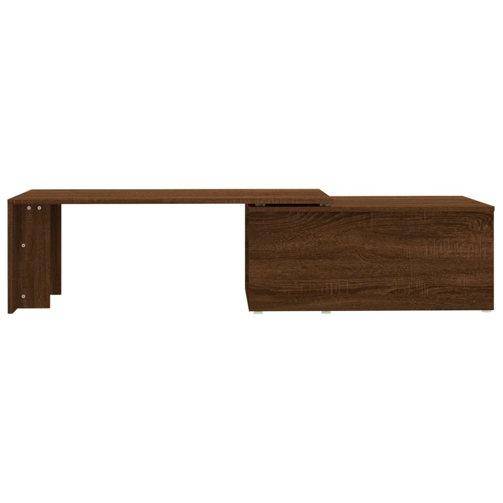 vidaXL Măsuță de cafea, stejar maro, 150x50x35 cm, lemn prelucrat vidaXL Măsuță de cafea, stejar maro, 150x50x35 cm, lemn prelucrat