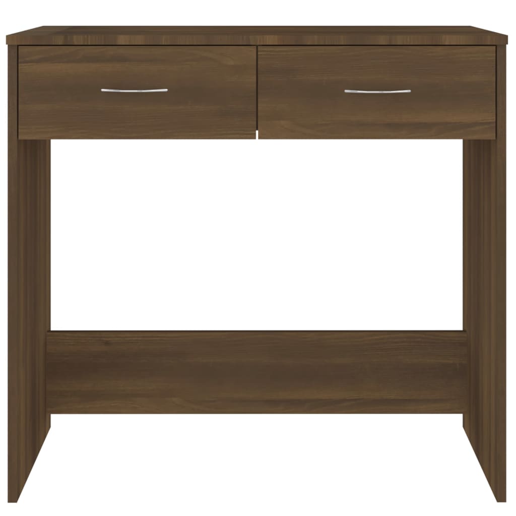 vidaXL Birou Stejar maro 80x40x75 cm Lemn prelucrat