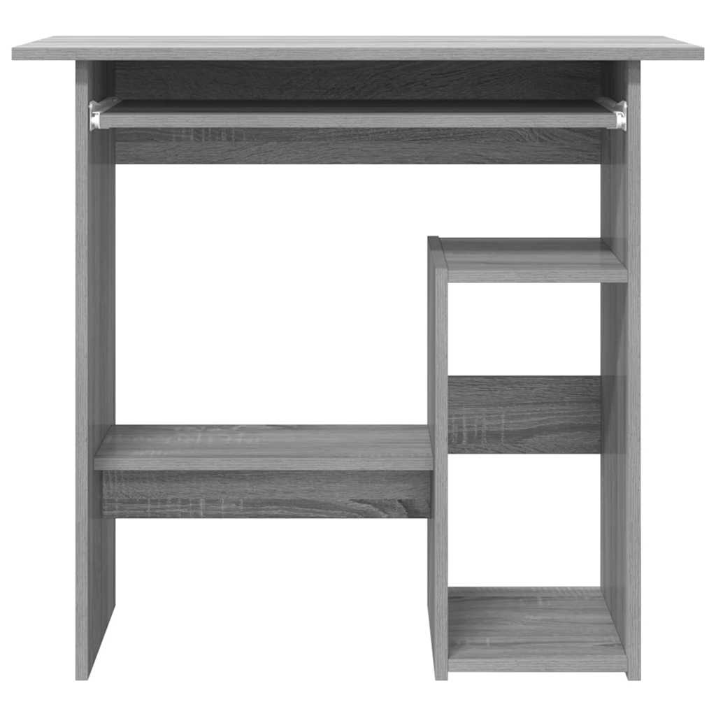 vidaXL Birou, gri sonoma, 80x45x74 cm, lemn prelucrat