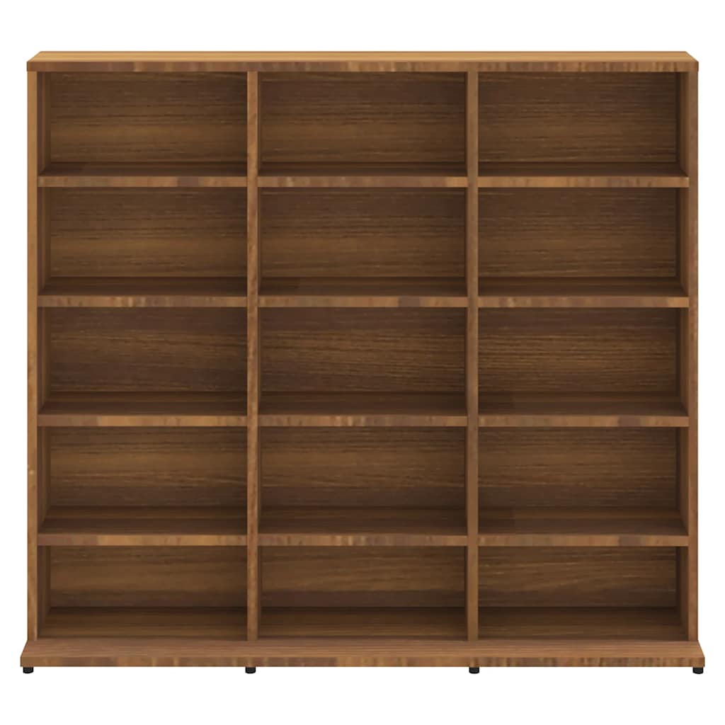 vidaXL Dulap CD-uri, stejar maro, 100x23x89,5 cm, lemn prelucrat
