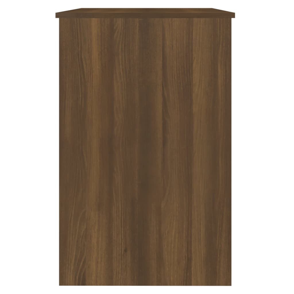 vidaXL Birou, stejar maro, 100x50x76 cm, lemn prelucrat vidaXL Birou, stejar maro, 100x50x76 cm, lemn prelucrat