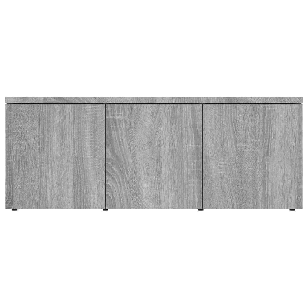 vidaXL Comodă TV, gri sonoma, 80x34x30 cm, lemn compozit vidaXL Comodă TV, gri sonoma, 80x34x30 cm, lemn compozit
