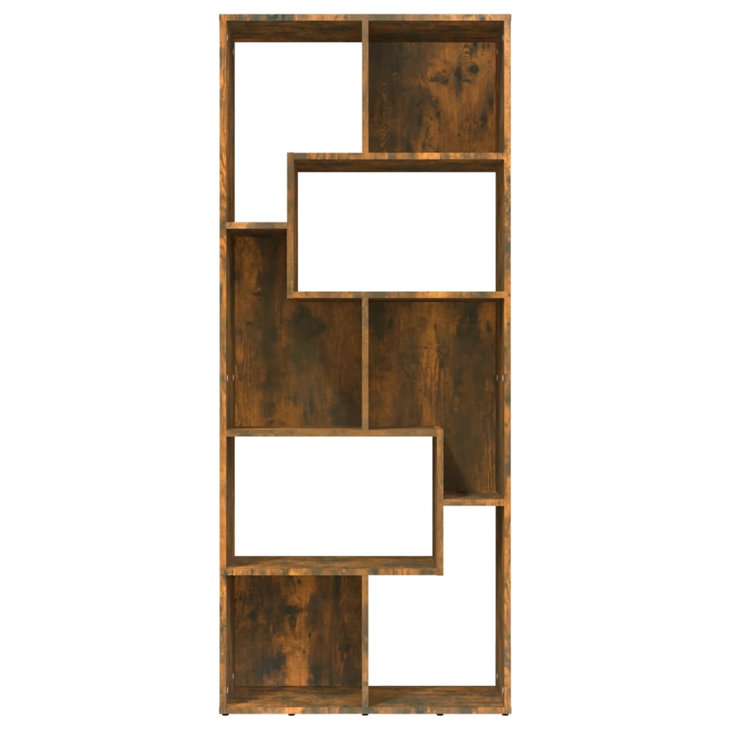 vidaXL Bibliotecă, stejar fumuriu, 67x24x161 cm, lemn prelucrat vidaXL Bibliotecă, stejar fumuriu, 67x24x161 cm, lemn prelucrat