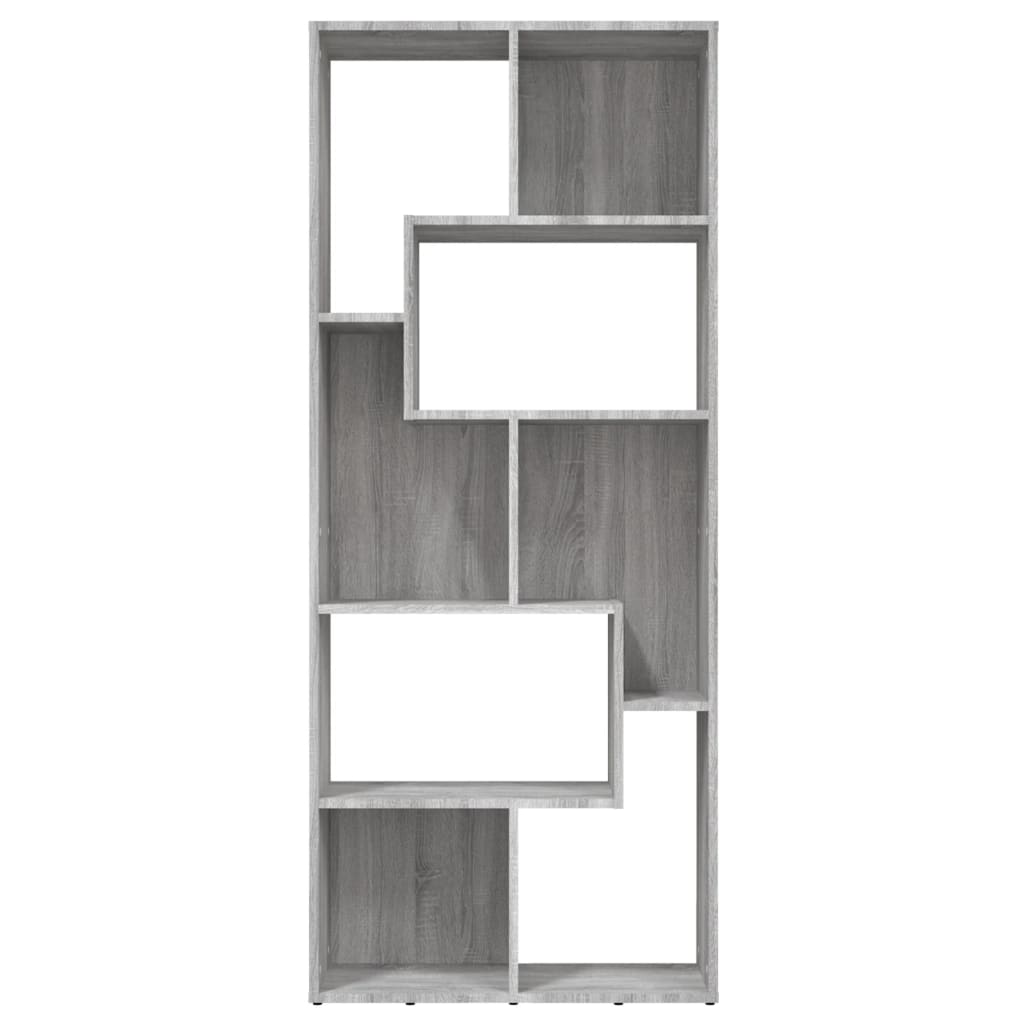vidaXL Bibliotecă, gri sonoma, 67x24x161 cm, lemn prelucrat vidaXL Bibliotecă, gri sonoma, 67x24x161 cm, lemn prelucrat