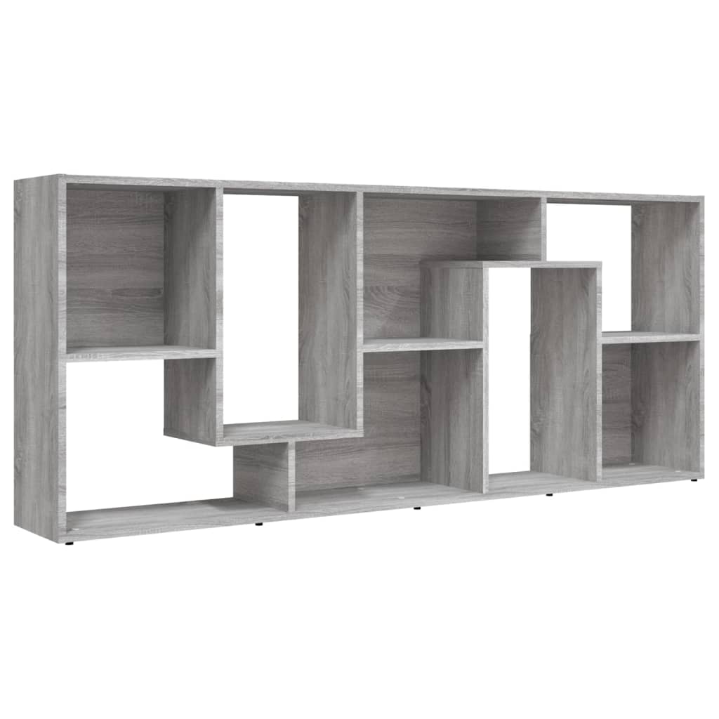 vidaXL Bibliotecă, gri sonoma, 67x24x161 cm, lemn prelucrat vidaXL Bibliotecă, gri sonoma, 67x24x161 cm, lemn prelucrat
