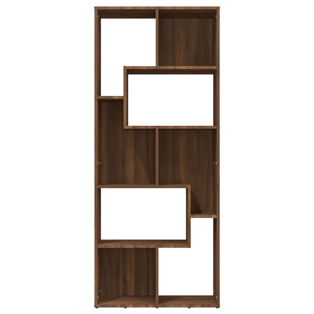 vidaXL Bibliotecă, stejar maro, 67x24x161 cm, lemn compozit vidaXL Bibliotecă, stejar maro, 67x24x161 cm, lemn compozit