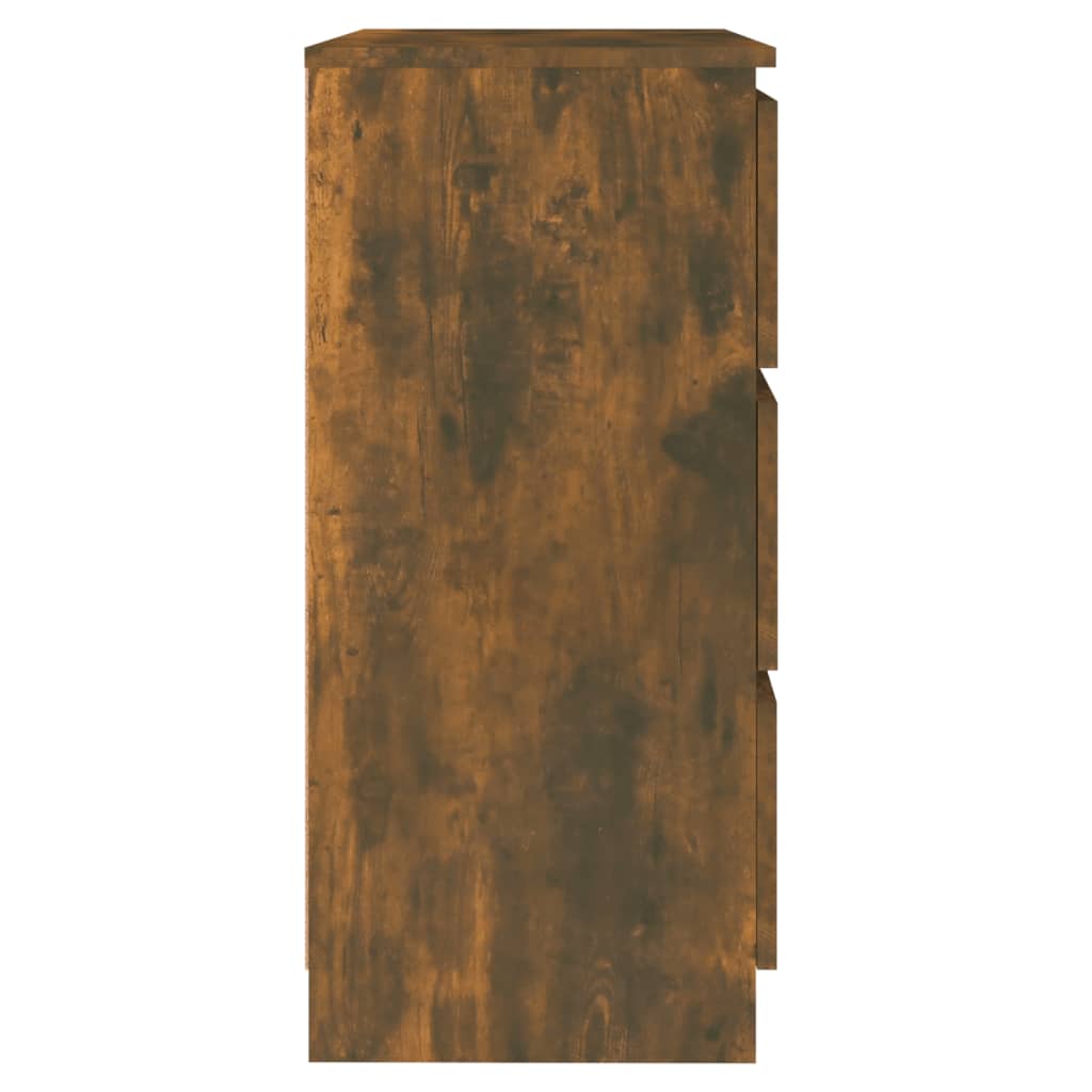 vidaXL Dulap, stejar fumuriu, 60x35x76 cm, lemn prelucrat