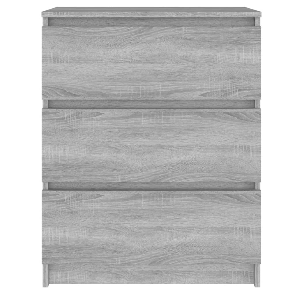 vidaXL Dulap, sonoma gri, 60x35x76 cm, lemn prelucrat