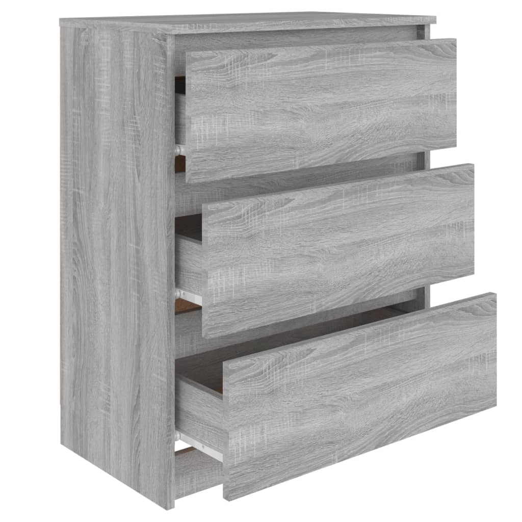 vidaXL Dulap, sonoma gri, 60x35x76 cm, lemn prelucrat