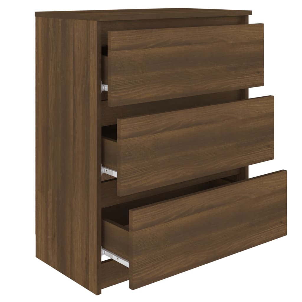 vidaXL Dulap, stejar maro, 60x35x76 cm, lemn prelucrat