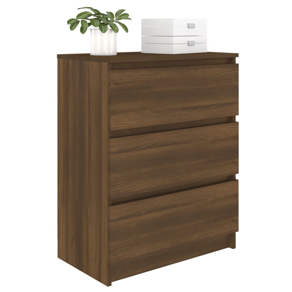 vidaXL Dulap, stejar maro, 60x35x76 cm, lemn prelucrat