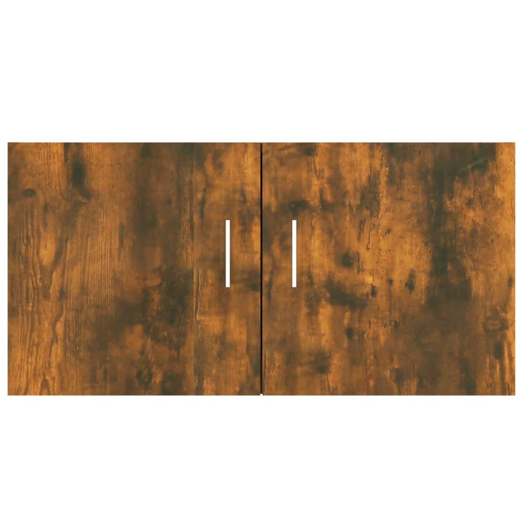 vidaXL Dulap de perete, stejar fumuriu, 80x39x40 cm, lemn prelucrat