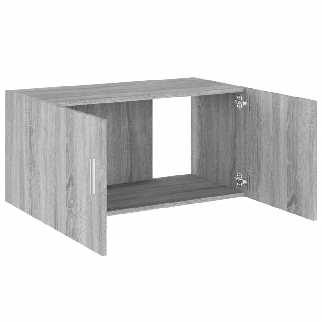 vidaXL Dulap de perete, gri sonoma, 80x39x40 cm, lemn prelucrat vidaXL Dulap de perete, gri sonoma, 80x39x40 cm, lemn prelucrat