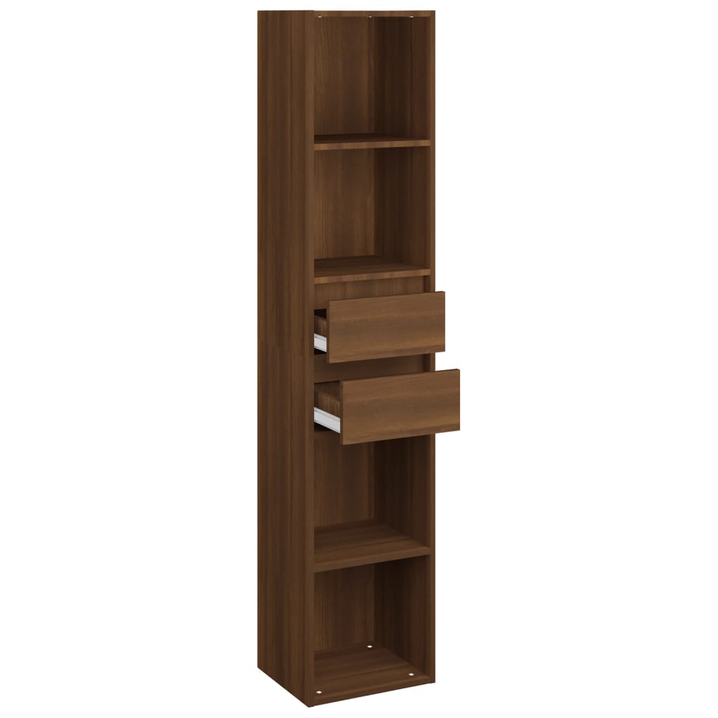 vidaXL Bibliotecă, stejar maro, 36x30x171 cm, lemn prelucrat