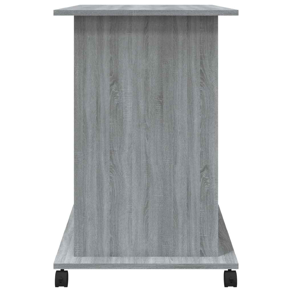 vidaXL Birou pentru computer, gri sonoma, 80x50x75 cm, lemn prelucrat