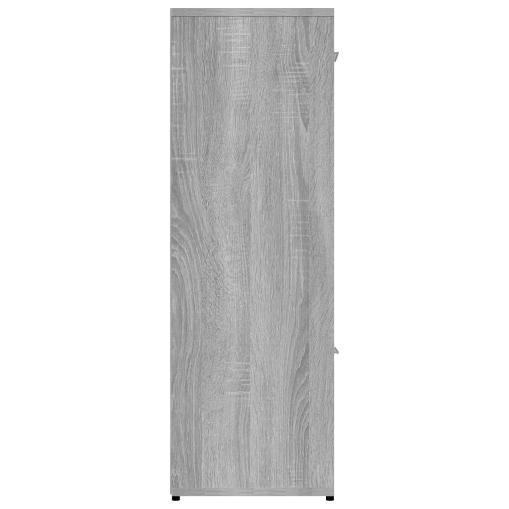 vidaXL Bibliotecă, gri sonoma, 90x30x90 cm, lemn prelucrat vidaXL Bibliotecă, gri sonoma, 90x30x90 cm, lemn prelucrat