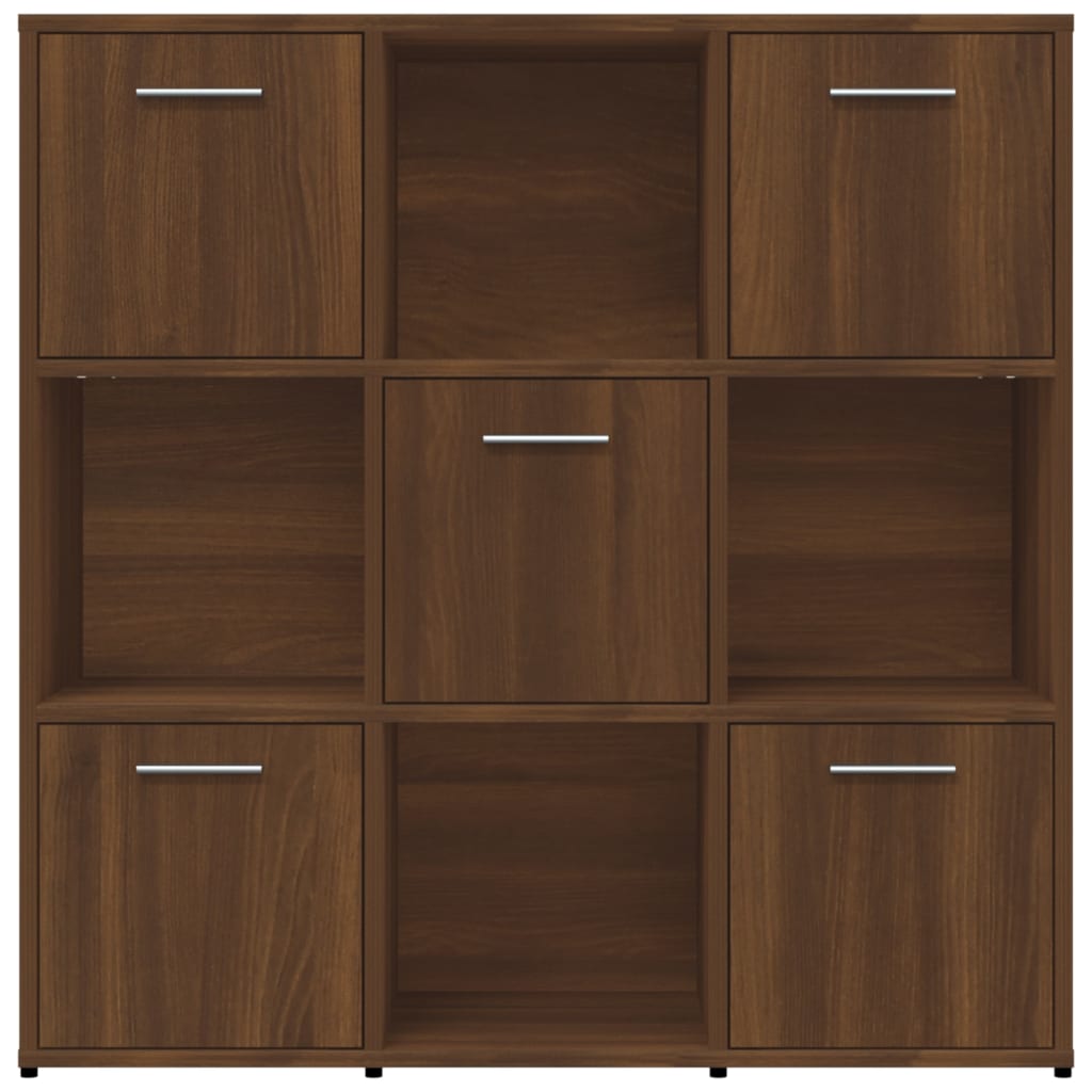 vidaXL Bibliotecă, stejar maro, 90x30x90 cm, lemn prelucrat vidaXL Bibliotecă, stejar maro, 90x30x90 cm, lemn prelucrat