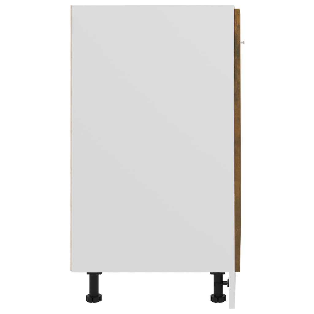 vidaXL Dulap inferior “Lyon”, stejar fumuriu, 60x46x81,5 cm vidaXL Dulap inferior “Lyon”, stejar fumuriu, 60x46x81,5 cm