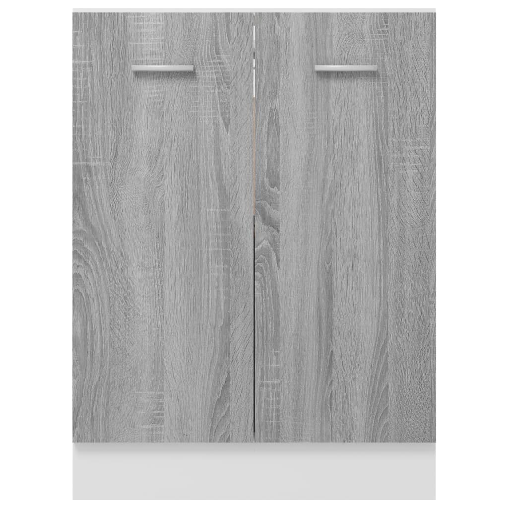 vidaXL Dulap inferior “Lyon”, gri sonoma, 60x46x81,5 cm vidaXL Dulap inferior “Lyon”, gri sonoma, 60x46x81,5 cm