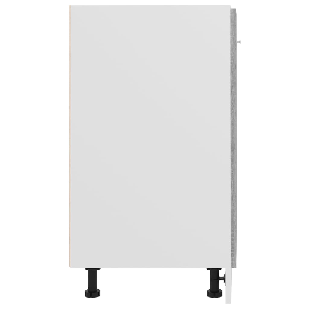 vidaXL Dulap inferior “Lyon”, gri sonoma, 60x46x81,5 cm vidaXL Dulap inferior “Lyon”, gri sonoma, 60x46x81,5 cm