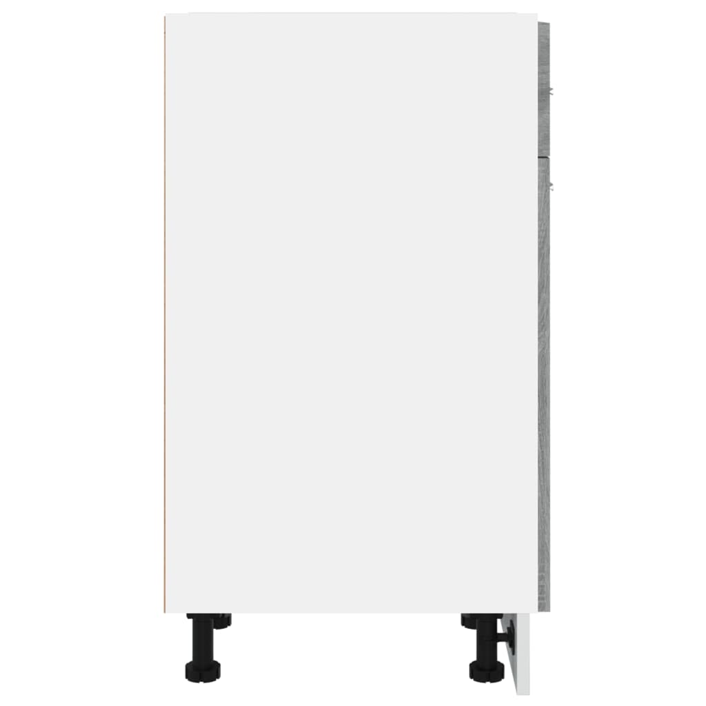 vidaXL Dulap inferior cu sertar “Lyon” gri sonoma 30x46x81,5cm vidaXL Dulap inferior cu sertar “Lyon” gri sonoma 30x46x81,5cm