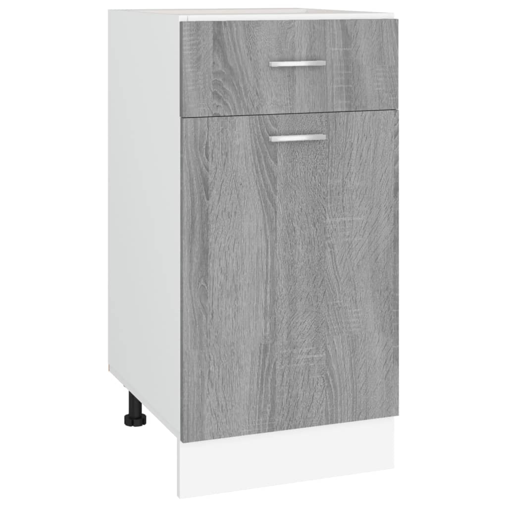 vidaXL Dulap inferior cu sertar “Lyon” gri sonoma 40x46x81,5cm