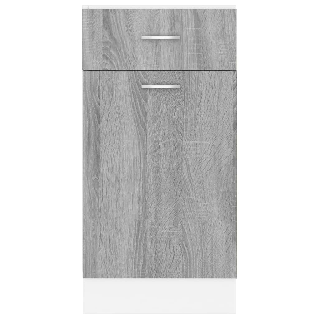 vidaXL Dulap inferior cu sertar “Lyon” gri sonoma 40x46x81,5cm