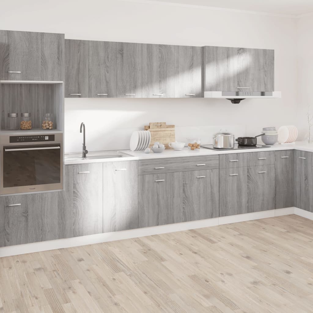 vidaXL Dulap inferior cu sertar “Lyon” gri sonoma 50x46x81,5cm vidaXL Dulap inferior cu sertar “Lyon” gri sonoma 50x46x81,5cm