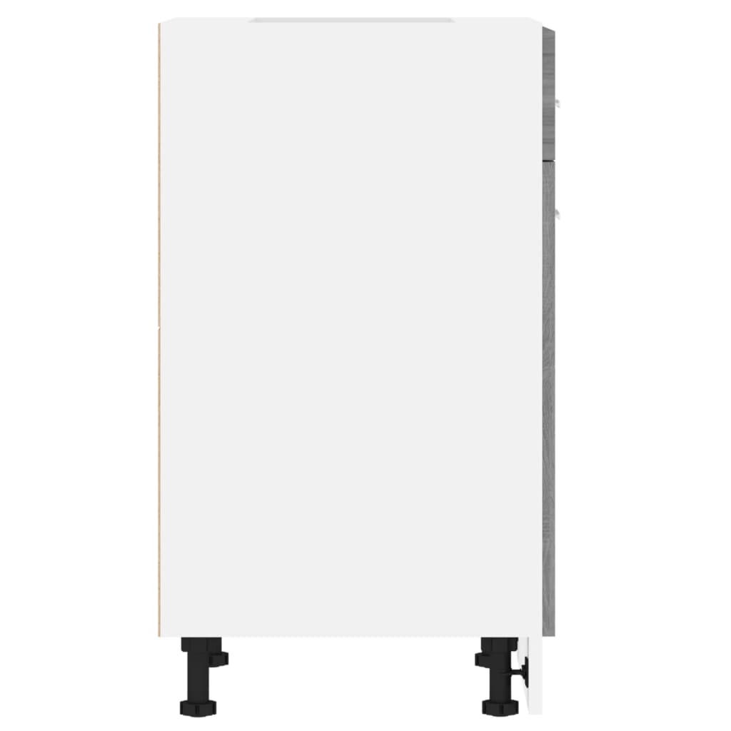 vidaXL Dulap inferior cu sertar “Lyon” gri sonoma 50x46x81,5cm vidaXL Dulap inferior cu sertar “Lyon” gri sonoma 50x46x81,5cm
