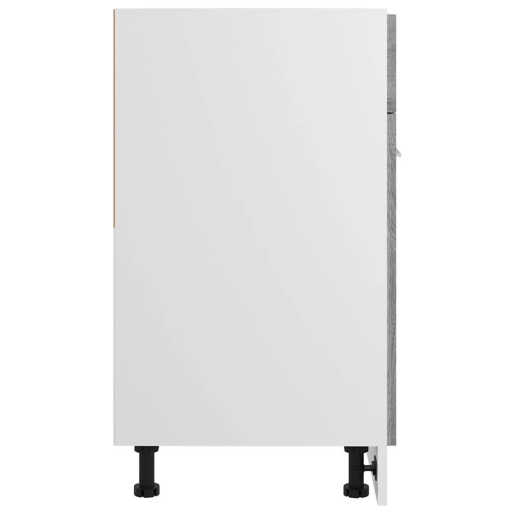 vidaXL Dulap inferior cu sertar “Lyon” gri sonoma 60x46x81,5cm