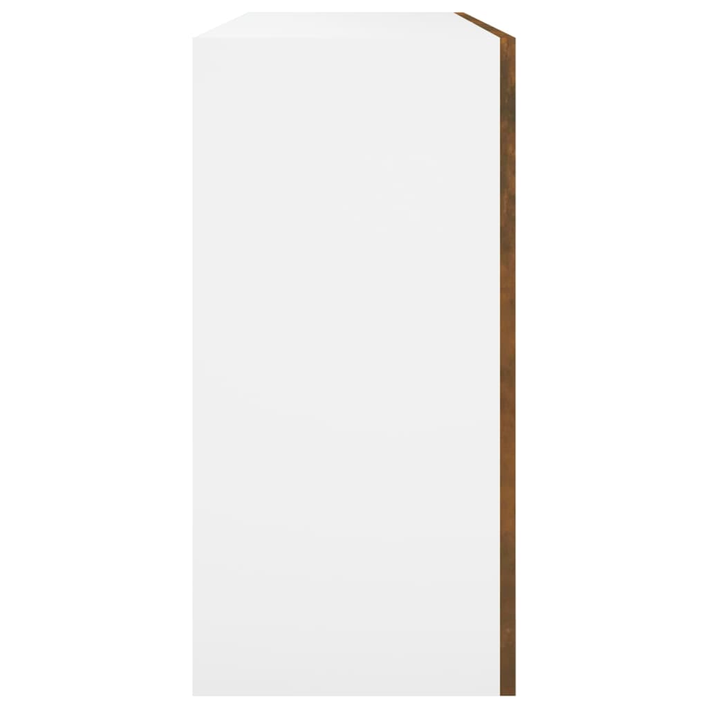 vidaXL Dulap suspendat “Lyon”, stejar fumuriu, 80x31x60 cm