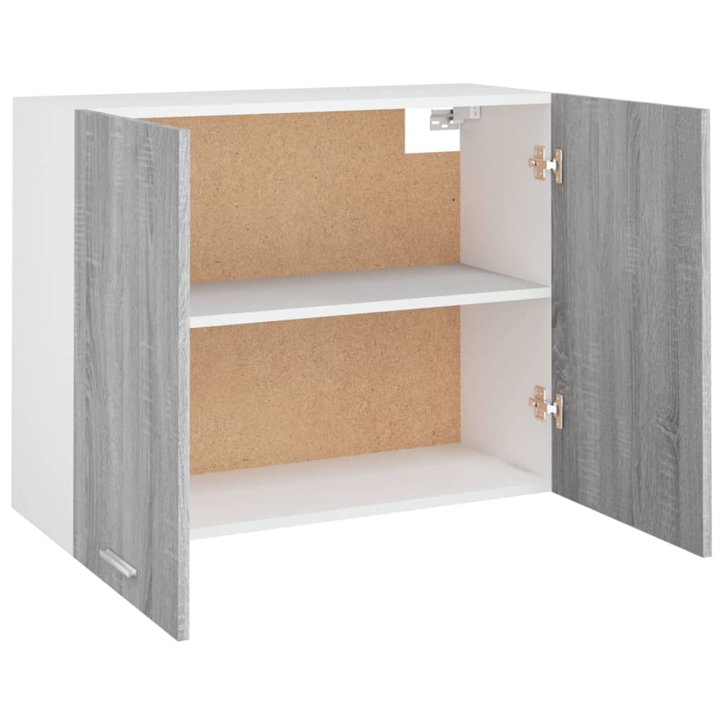 vidaXL Dulap suspendat “Lyon”, gri sonoma, 80x31x60 cm, lemn prelucrat vidaXL Dulap suspendat “Lyon”, gri sonoma, 80x31x60 cm, lemn prelucrat