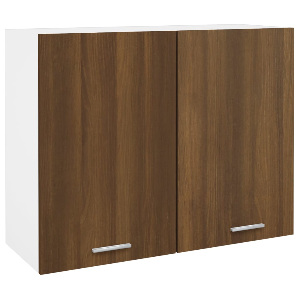 vidaXL Dulap suspendat “Lyon”, stejar maro, 80x31x60 cm