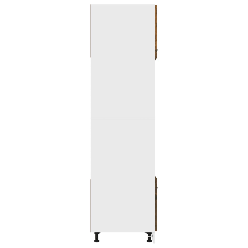 vidaXL Dulap cuptor microunde “Lyon” stejar afumat 60x57x207cm vidaXL Dulap cuptor microunde “Lyon” stejar afumat 60x57x207cm