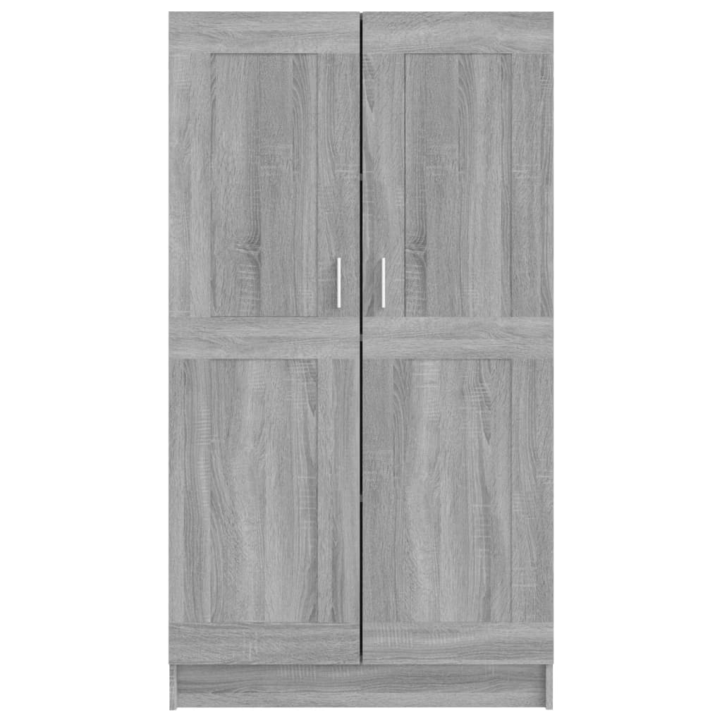 vidaXL Bibliotecă, gri sonoma, 82,5x30,5x150 cm, lemn prelucrat vidaXL Bibliotecă, gri sonoma, 82,5x30,5x150 cm, lemn prelucrat