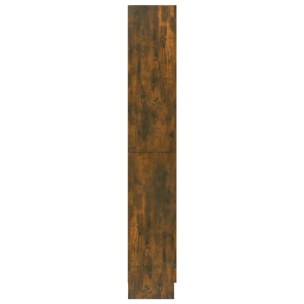 vidaXL Dulap vitrină stejar fumuriu 82,5x30,5x185,5 cm lemn prelucrat