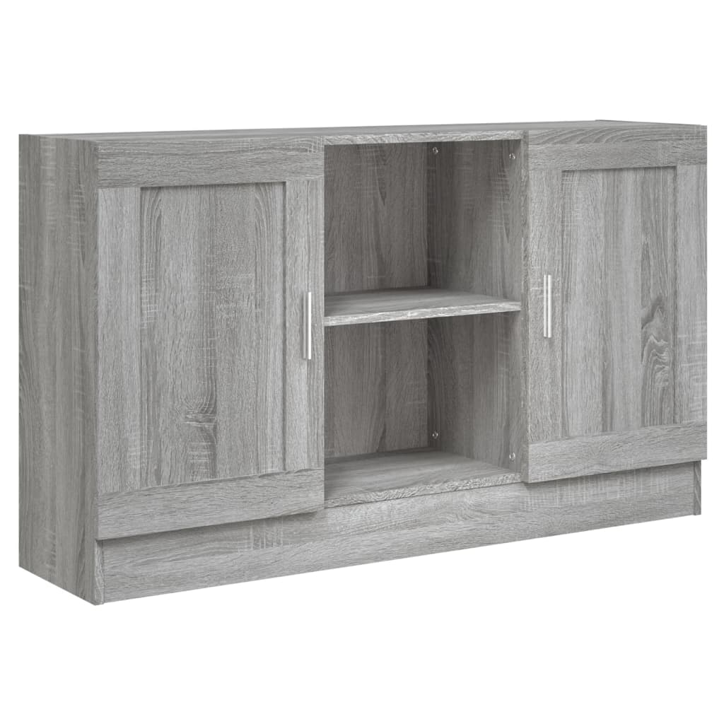 vidaXL Servantă, sonoma gri, 120x30,5x70 cm, lemn prelucrat