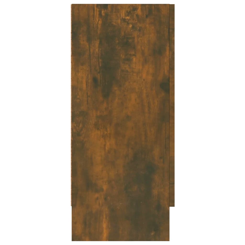 vidaXL Dulap vitrină, stejar fumuriu, 120x30,5x70 cm, lemn prelucrat vidaXL Dulap vitrină, stejar fumuriu, 120x30,5x70 cm, lemn prelucrat