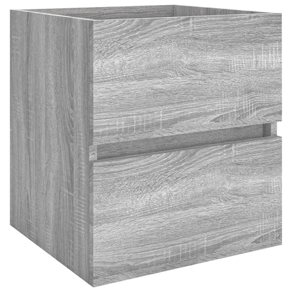 vidaXL Dulap de chiuvetă, sonoma gri, 41x38,5x45 cm, lemn prelucrat vidaXL Dulap de chiuvetă, sonoma gri, 41x38,5x45 cm, lemn prelucrat