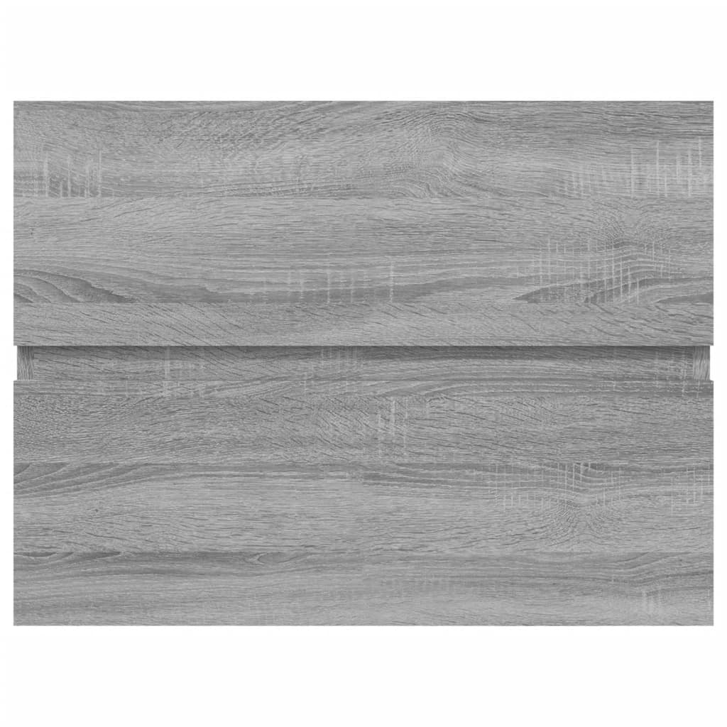 vidaXL Dulap de chiuvetă, sonoma gri, 60x38,5x45 cm, lemn prelucrat vidaXL Dulap de chiuvetă, sonoma gri, 60x38,5x45 cm, lemn prelucrat