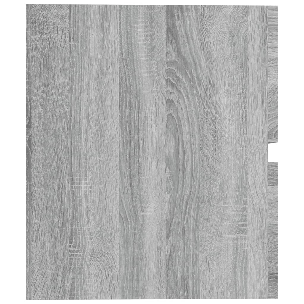 vidaXL Dulap de chiuvetă, sonoma gri, 60x38,5x45 cm, lemn prelucrat vidaXL Dulap de chiuvetă, sonoma gri, 60x38,5x45 cm, lemn prelucrat