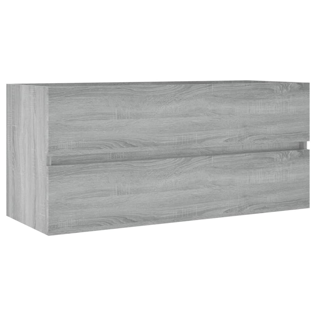 vidaXL Dulap de chiuvetă, sonoma gri, 100x38,5x45 cm, lemn prelucrat vidaXL Dulap de chiuvetă, sonoma gri, 100x38,5x45 cm, lemn prelucrat